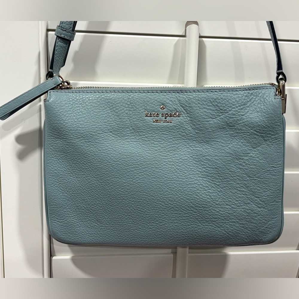 Kate Spade Leather Blue-Green Crossbody Bag